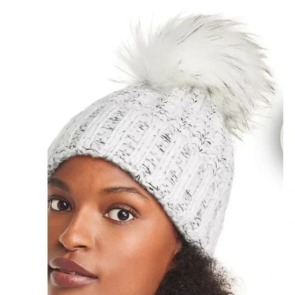 Kyi Kyi | Accessories | Kyl Kyifox Fur Chunky Knit Beanie  display picture 1